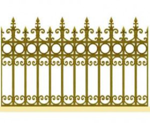 Hàng rào nhôm đúc mẫu 005